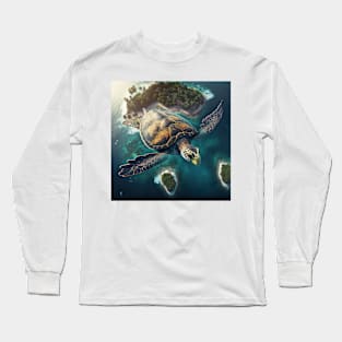 The flying turtle Long Sleeve T-Shirt